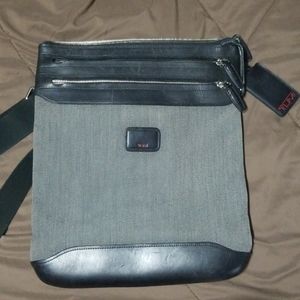 Black/Grey Tumi Crossbody